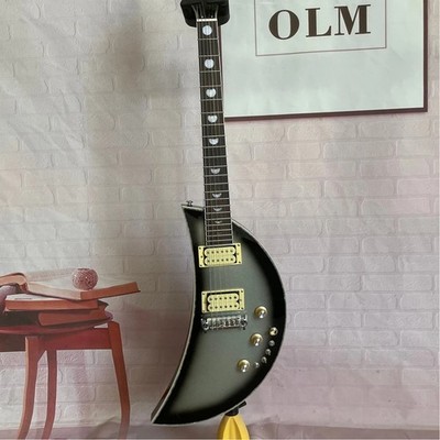 Kawai MS-1000 Moonsault Silver Burst Electric Guitar Open Pickups