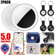 2-Pack Bluetooth GPS Tracker Wireless Key Finder  Valuables Anti-Lost Alarm Tag