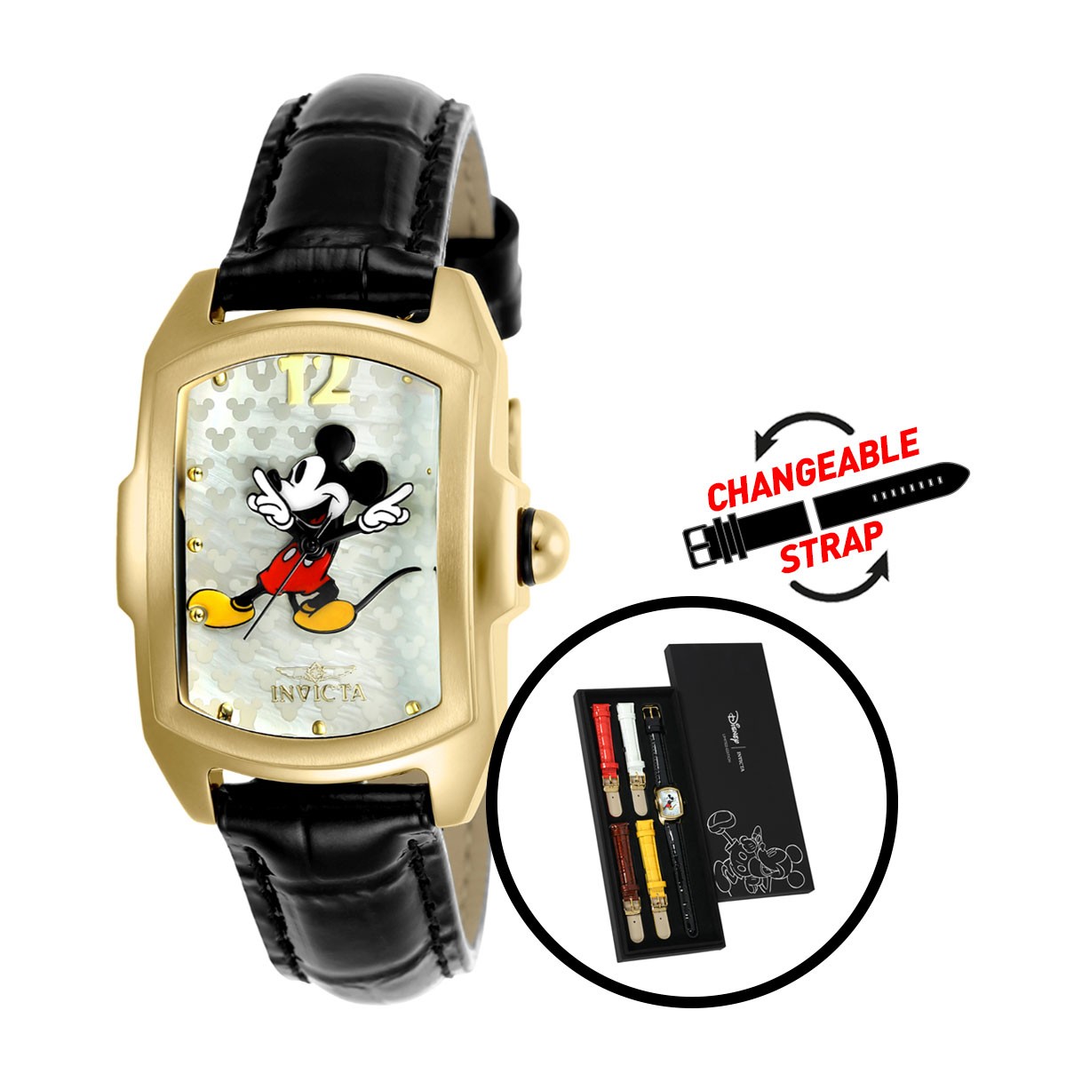 Invicta Disney Watch with Black and Colorful Straps Invicta Disney Limited Edition Men main image 3
