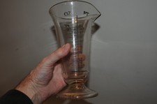 Vintage Eastman Kodak Co Photographic 16 oz Measuring Beaker Glass Rochester N.Y