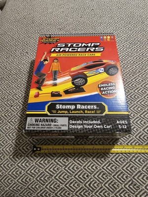Stomp Rocket Stomp Racer Set - Jump Ramp Launcher & Race Car, BRAND NEW