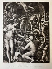 The Forge of Vulcan &ndash; 19th Century Heliogravure Reproduction after Giorgio Vasar