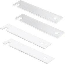 4PCS WE3M51 WE3M52 Clothes Dryer Teflon and Nylon Drum Bearing Slide Replacement