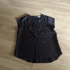 Lily White Patterned Blouse Medium