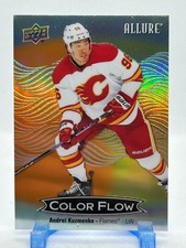Andrei Kuzmenko 2024-25 Upper Deck Allure Color Flow Orange Yellow #CFL-7 Flames