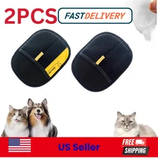 2-Pack Glove Cat Grooming Gloves Cat Hair Remover 2025 New Pet Dog Hair Remover