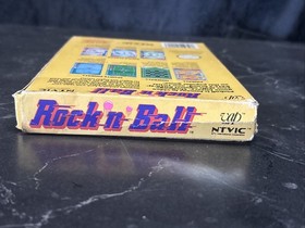 Rock 'n' Ball (NES, 1990), Box, Manual, and Sleeve