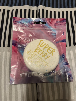 Bath Bombs Large 3 Inch Disc Strawberry Fizz