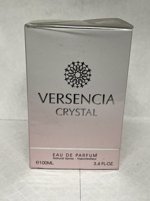 VERSENCIA CRYSTAL BY MAISON ALHAMBRA EAU DE PATFUM 3.4 OZ NATURAL SPRAY