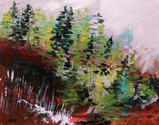 ORIGINAL Landscape Painting Impressionism JMW art John Williams artwork SALE