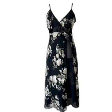 90s vintage floral lingerie gown