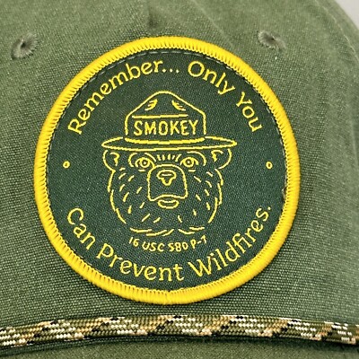NWT Smokey Bear Corduroy Trucker Hat - Official Mad Engine Snapback - Green/Brow Mad Engine Green Hats for Men | Mercari main image 2