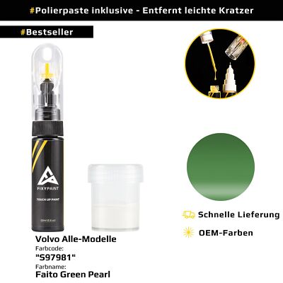Lackstift für Volvo Alle Modelle Code: S97981 Faito Green Pearl