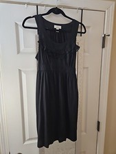 Loft Black Sleeveless Light Weight Dress Size 10  