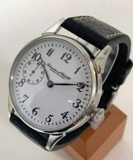 Vintage Molniya Watch Mechanical IWC Collectible Wrist Men's Leather Strap