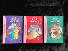 # lot 3 livres - REINE DES NEIGES II - tomes 1/2/3 - Disney - Bibliothèque Rose