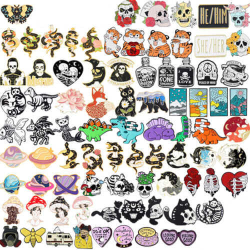 Cartoon Enamel Lapel Pin Fashion Corsage Brooch Cute Jewelry Accessory