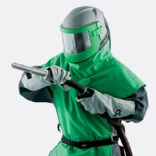 Rpb Nova 3 Fresh Air Fed Sandblasting Helmet Respirator Hood For Shotblasting