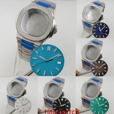 40mm Watch Case Dial Sapphire Crystal Fit NH35A Miyota8215 DG2813 ETA2824 PT5000