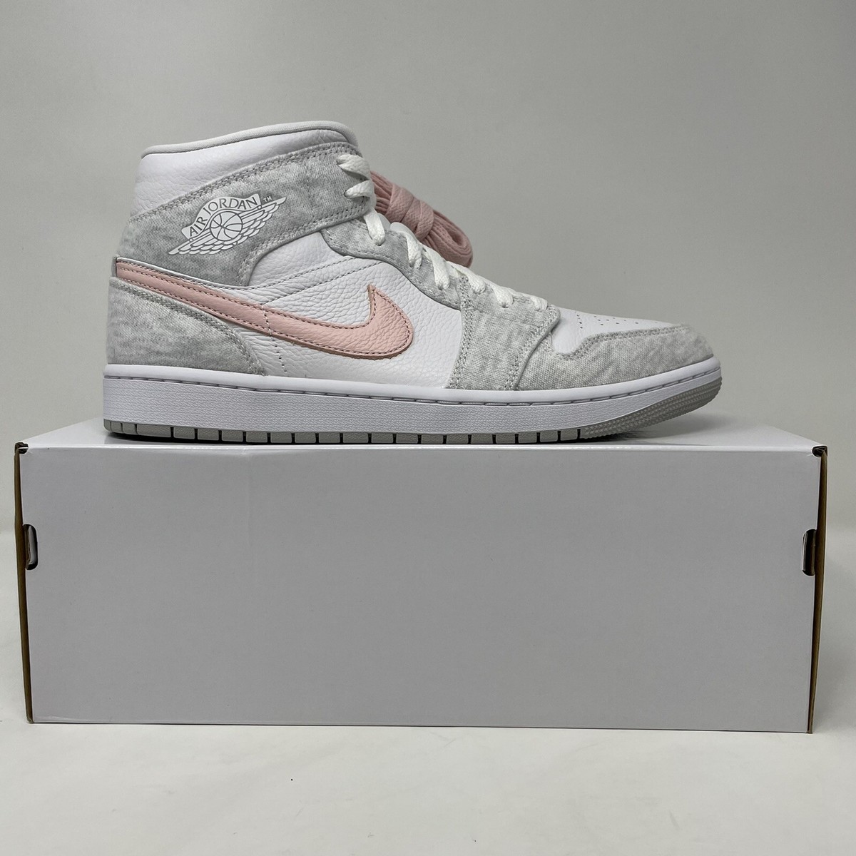 New Nike Air Jordan 1 Mid SE (W)Light Iron Ore DN4045-001 Sz  display picture 1