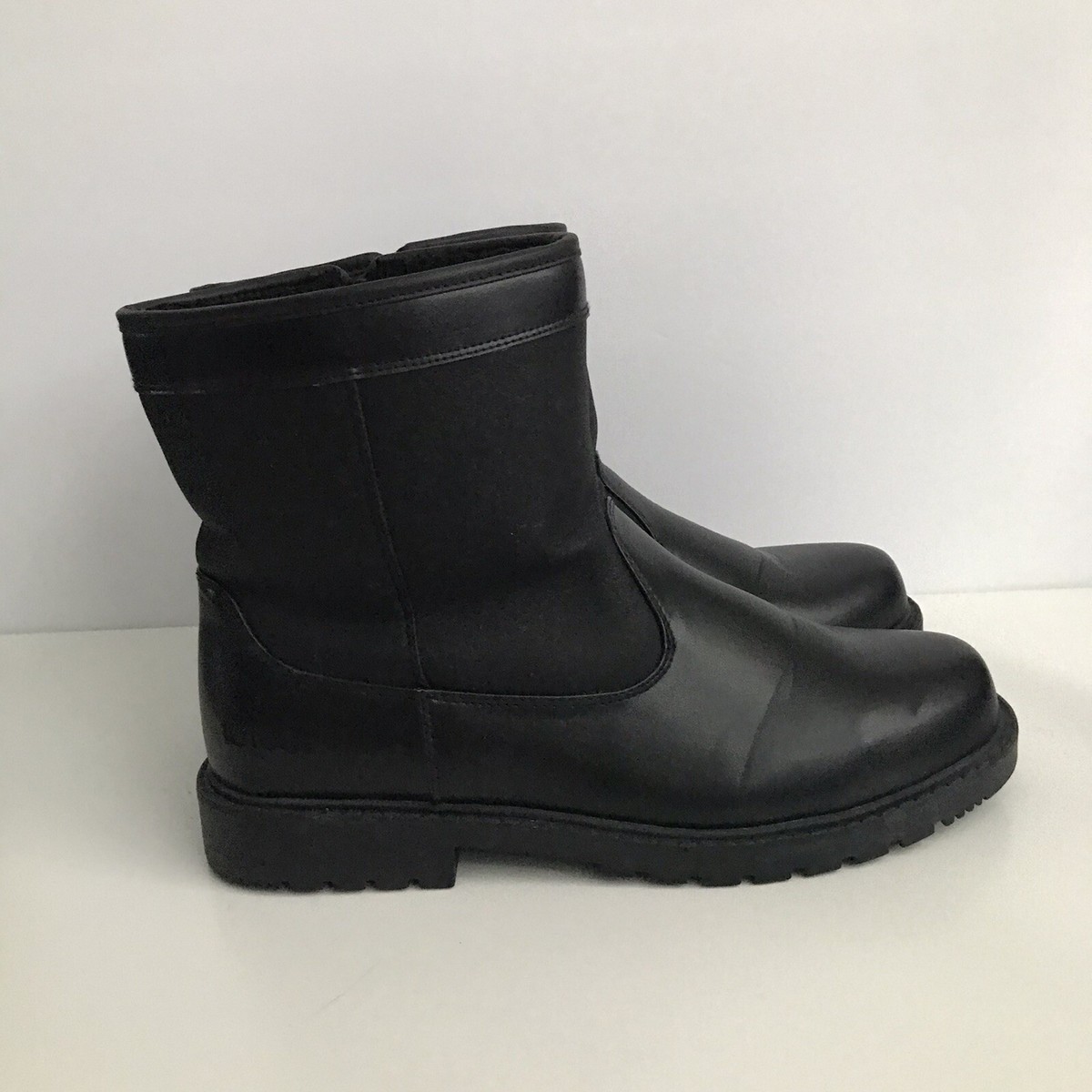 Totes Men's Waterproof Stadium Side Zip Winter Boots Size 12