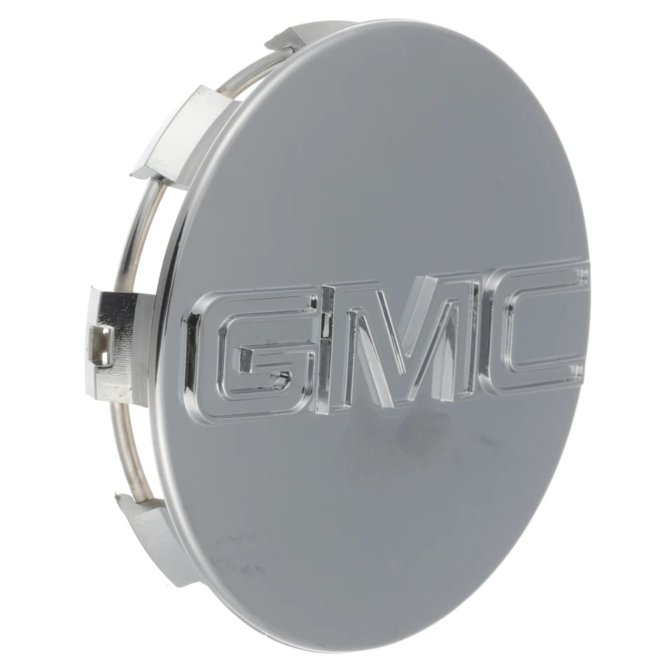 Cubierta de tapa central de cubo de rueda GMC 2005-2014 OEM NUEVA cromada con logotipo 9595760 Foto 2 de 4