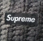 FW22 Bonnet Supreme Dégradé Crochet Noir Crochet Chapeau Gris