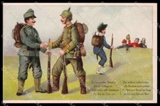 WWI WW1 German Austrian Propaganda Bersaglieri Military Soldier cartolina ZG9241