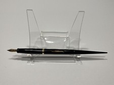SHEAFFER'S DESK FOUNTAIN PEN BLACK LEVER FILLER NIB 3 MADE IN USA