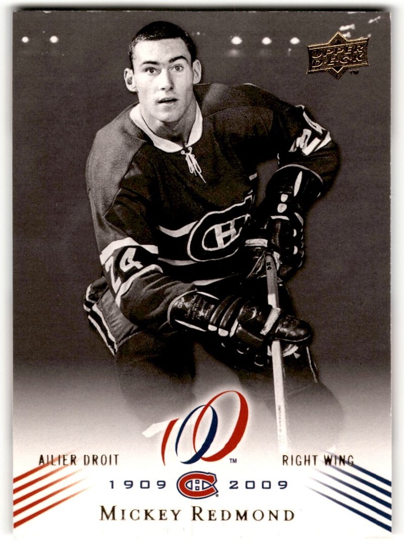 2008-09 Upper Deck Montreal Canadiens Centennial Mickey Redmond* #5 Montreal
