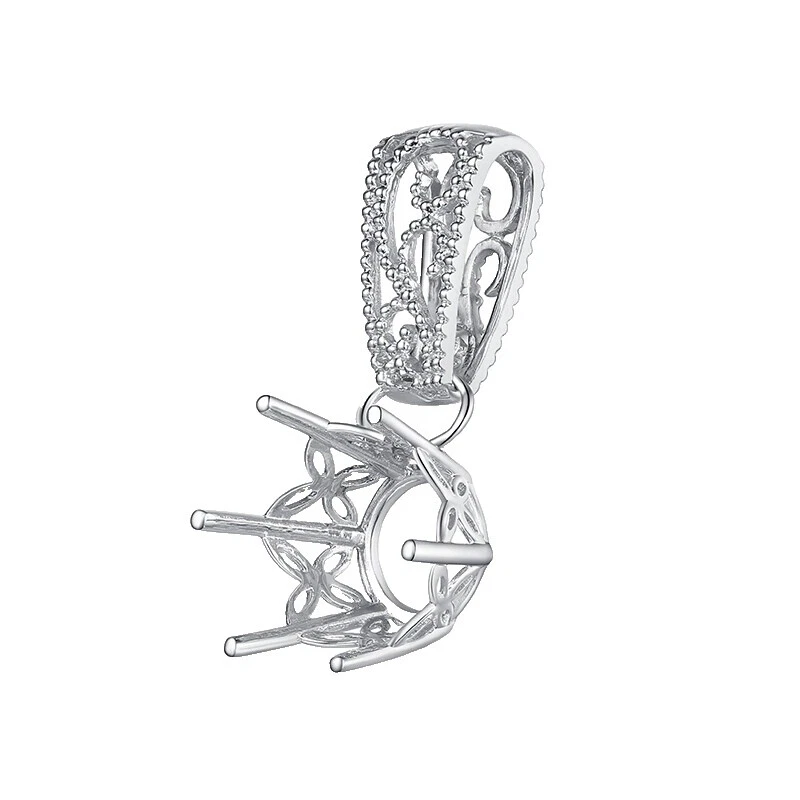 White Gold Stone Handcrafted Necklaces & Pendants