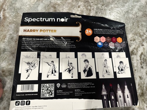 Spectrum Noir Fan Art Like A Pro Art 24 Piece Set Harry Potter Brand New - Picture 5 of 5