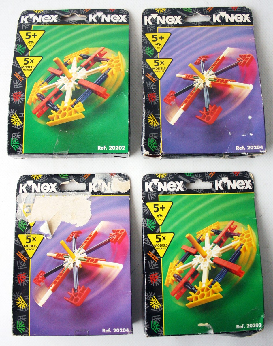 4X RARE VINTAGE 1996 KNEX SPINNERS 20202 20204 NEW ! | eBay 4X RARE VINTAGE 1996 KNEX SPINNERS 20202 20204 NEW ! | eBay