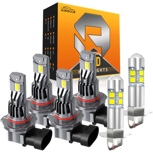 Faros LED Y Luces Antiniebla Para GMC Sierra 1500 2014-2015 - Kit Completo 6000K - CHUSYYRAY