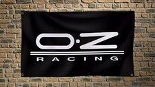 Oz Racing Wheels 3x5 Ft Flag Car Banner For Workshop Man Cave Wall Decor