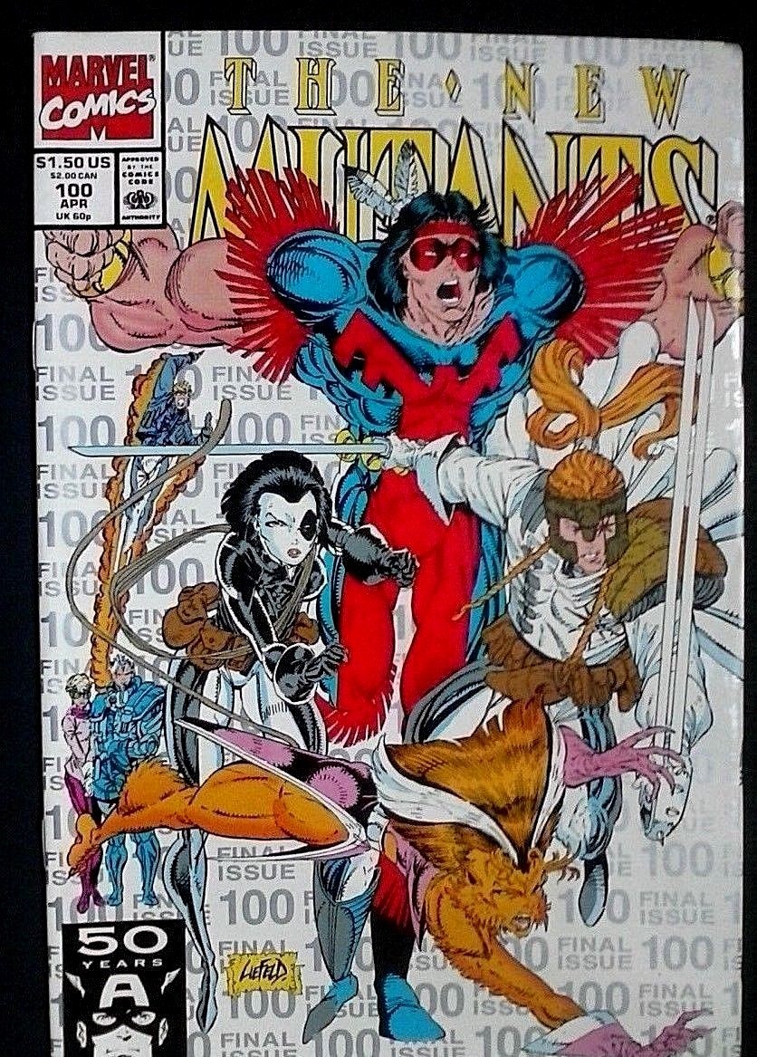 New Mutants #100 FINAL Issue Marvel 1991 Comic 1st Appearance X