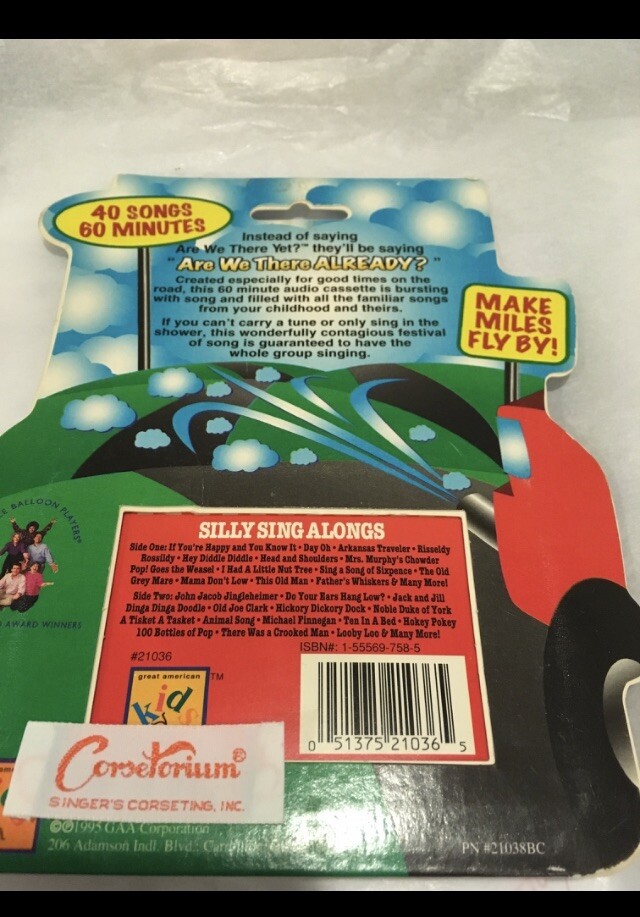 Great American Kids Silly Sing Alongs Cassette ,Head