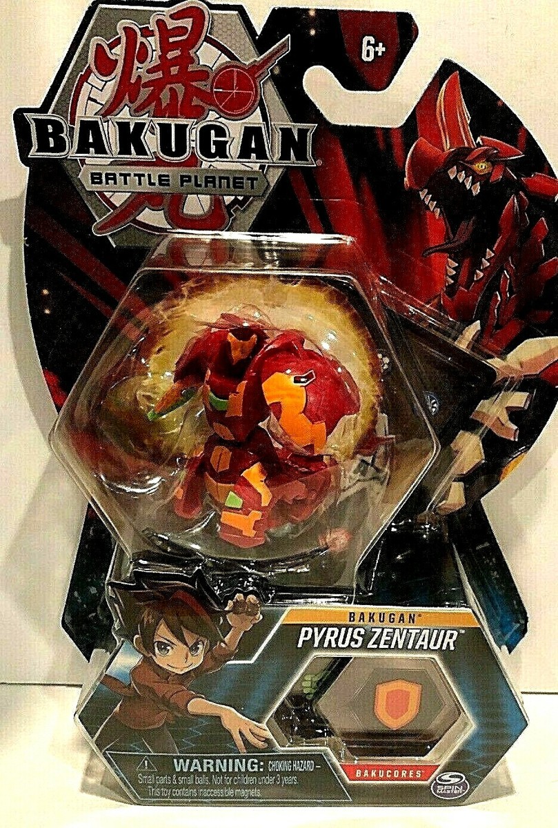 BAKUGAN Battle Brawlers Planet PYRUS ZENTAUR 2 BAKUCORES