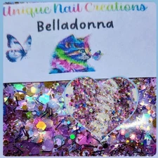 Limited Edition Glitter Mix~BELLADONNA~Nail Art/Body Glitter/festival/Slime