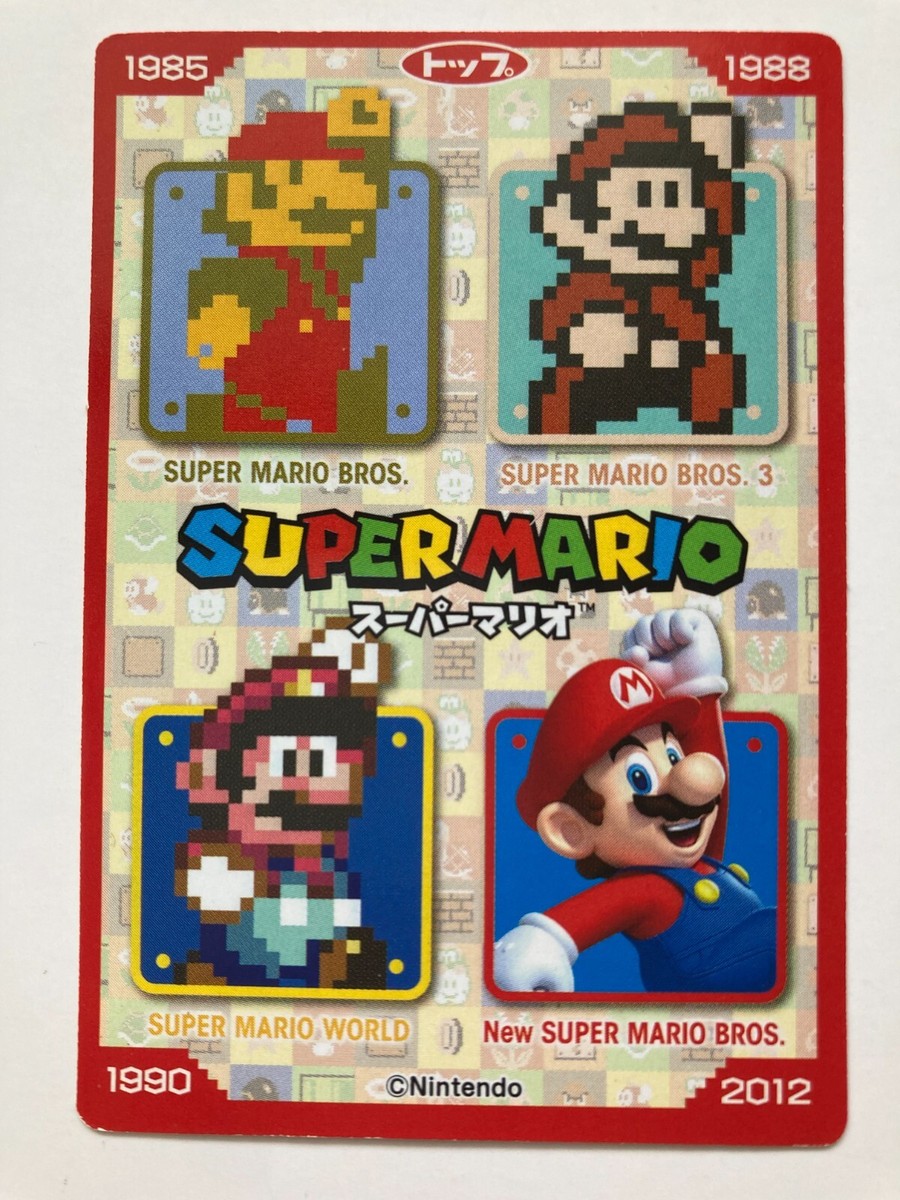 Super Mario Bros. Cards Thwomp TCG Japanese Comic Nintendo