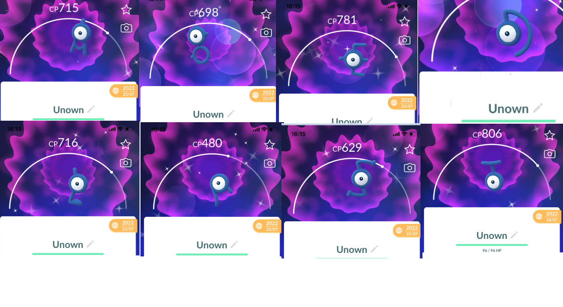 ✨ Shiny Unown B ✨ Pokemon Go Extreme Rare Trading ☑️