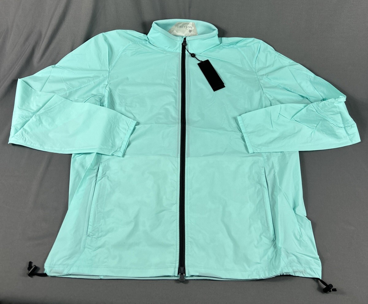 Greyson Golf Jacket Trailwolf XL Skystone Blue Nylon Spandex NWT