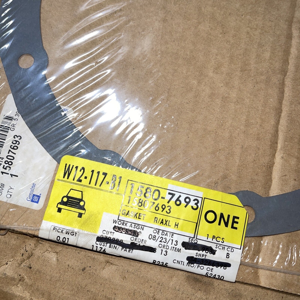 GM OEM NEW Rear Axle Differential Pumpkin Cover Gasket GM OEM NEW Rear Axle Differential Pumpkin Cover Gasket