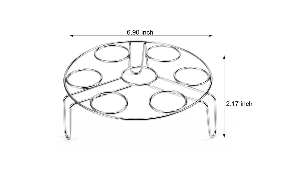 Пароварка для яиц Instant Pot 5 6 8 кварт - упаковка 2 шт. - Изображение 3 из 4