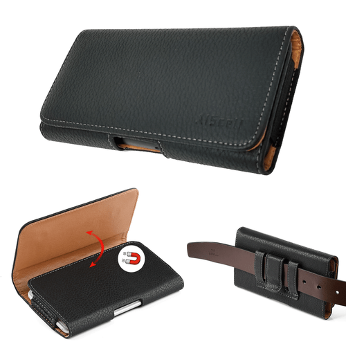 For iPhone 16 Pro ,15, 14 Pro, 14,13 Wallet Pouch Belt Clip Holster Leather Case - Picture 3 of 15