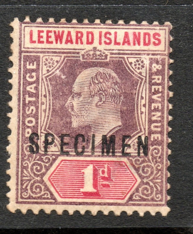 Sc. 21 Mint Light Hinge Mark "SPECIMEN" ovpt.