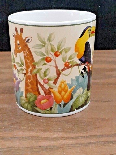 Sakura ONEIDA "JUNGLE ANIMALS " Coffee Mug / EUC /2003-2004 - Picture 2 of 5