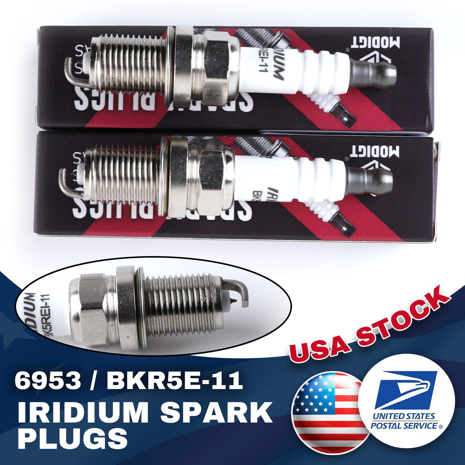 New 2pcs Fit For NGK Iridium Spark Plugs for Toyota 4Runner 1996-2002 3.4L V6