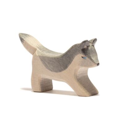 Ostheimer 15215 Wolf klein spielend aus Holz Neu vom Fachhändler