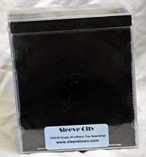 New CD Jewel Cases Black Tray count of 10